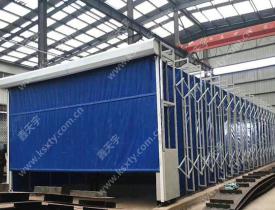 全自動(dòng)移動(dòng)式伸縮噴漆房